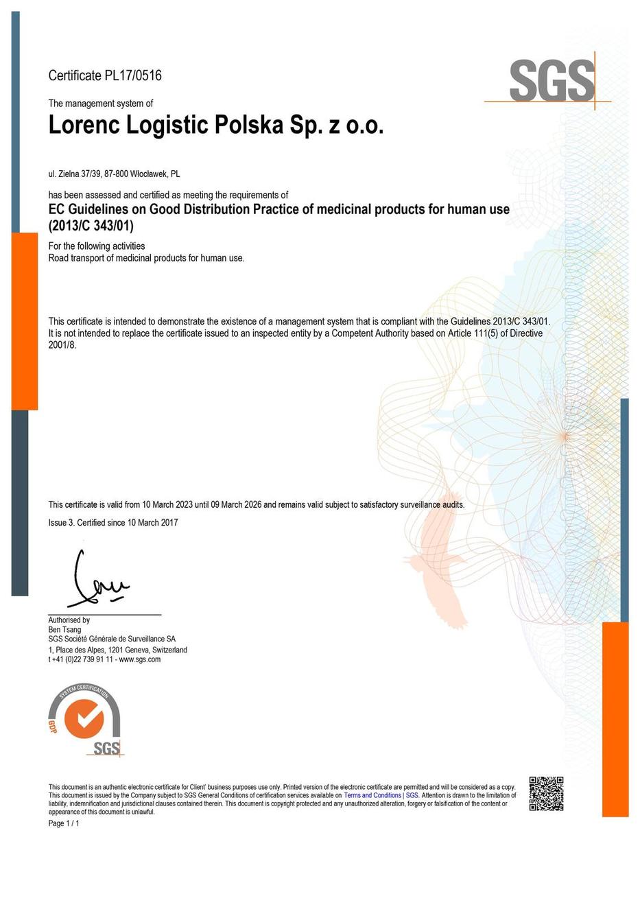 Lorenc Logistic_certificate_GDP_2023_en.jpg
